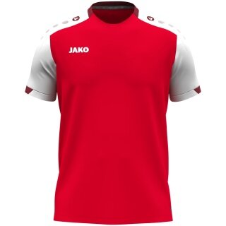 JAKO Sport T-shirt Dynamic (100% recycled Polyester) red/white/dark red Children