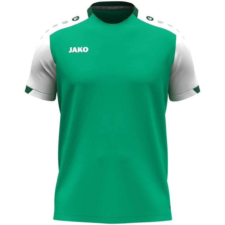 JAKO Sport T-shirt Dynamic (100% recycled Polyester) green/white/dark green men's