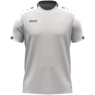 JAKO Sport T-shirt Dynamic (100% recycled Polyester) light grey/white/grey Children
