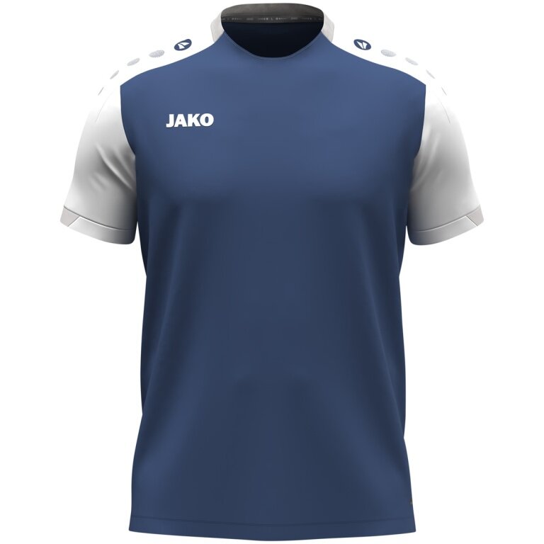 JAKO Sport T-shirt Dynamic (100% recycled Polyester) midnight blue/white/light grey Men's