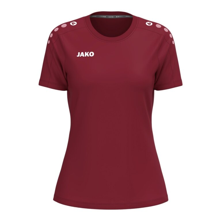 JAKO Sport T-Shirt One Cotton (Cotton Blend) burgundy Ladies