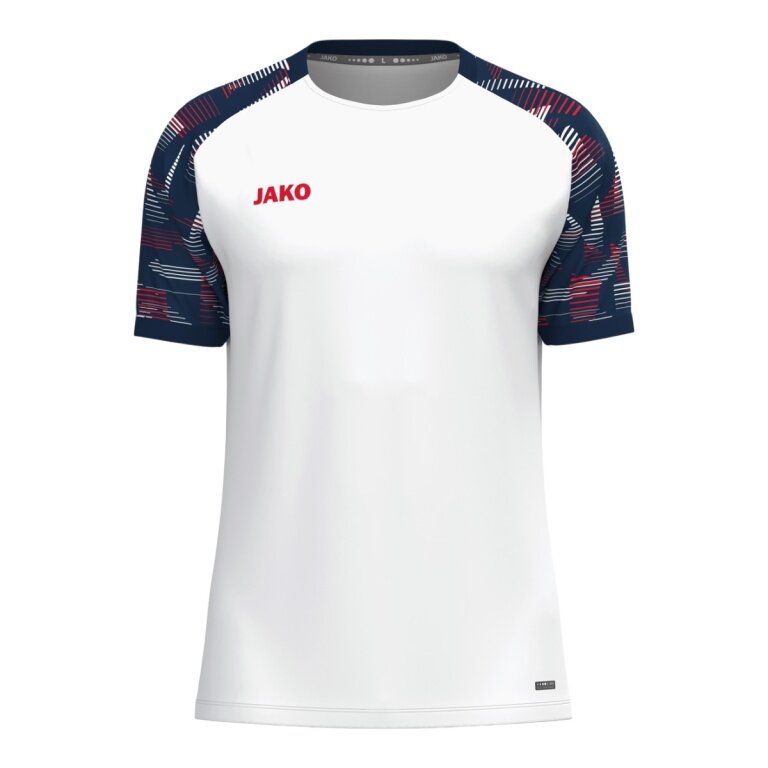 JAKO Sports T-shirt Sonic (breathable, durable) white/navy/red boys