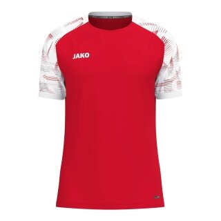 JAKO Sport T-shirt Sonic (breathable, durable) red/white men's