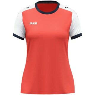 JAKO Sport Shirt Dynamic Jersey (Polyester Micro Mesh) coral red/white ladies