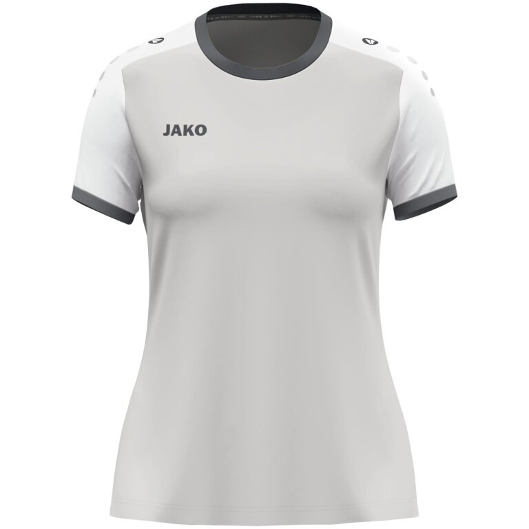 JAKO Sport Shirt Dynamic Jersey (Polyester Micro Mesh) light grey/white ladies