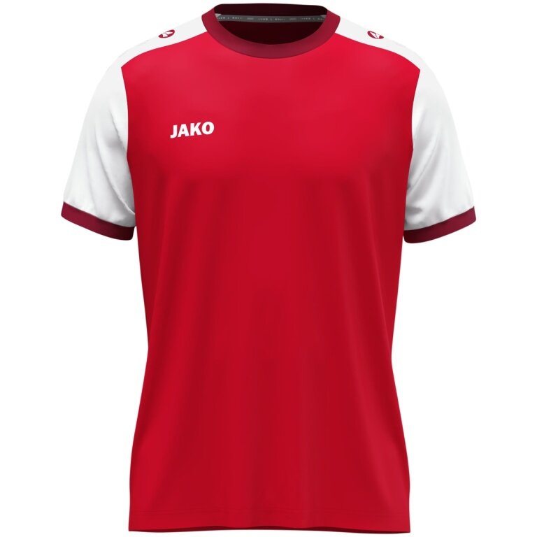 JAKO Sport T-shirt Dynamic Jersey (Polyester Micro Mesh) red/white Men's