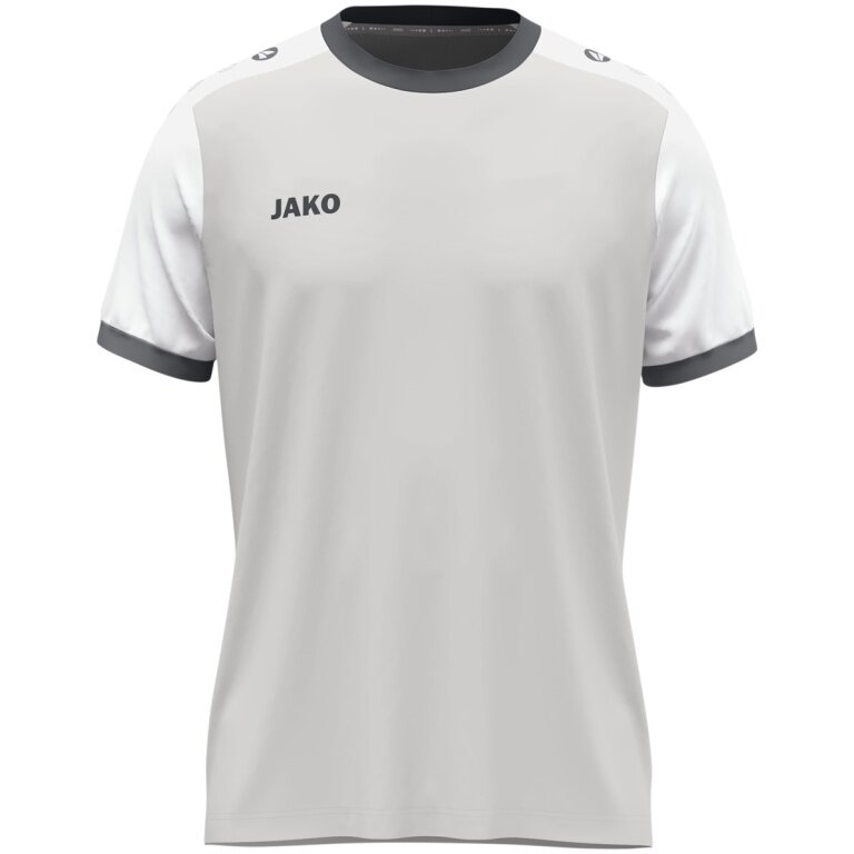JAKO Sport T-shirt Dynamic Jersey (Polyester Micro Mesh) light grey/white children