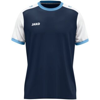 JAKO Sport T-shirt Dynamic Jersey (Polyester Micro Mesh) navy blue/white men's