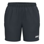 JAKO Sports Shorts (Webshort) One (Side Pockets with Zipper) Short Anthracite Grey Ladies