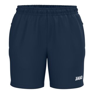 JAKO Sports Shorts (Webshort) One (Side pockets with zip) short navy blue ladies