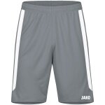 JAKO Sports Pants Power (Polyester Interlock, elastic, quick-drying) short dark grey Kids