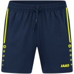 JAKO Sports Shorts Allround (Stretch-Micro-Twill) short navy/yellow Women