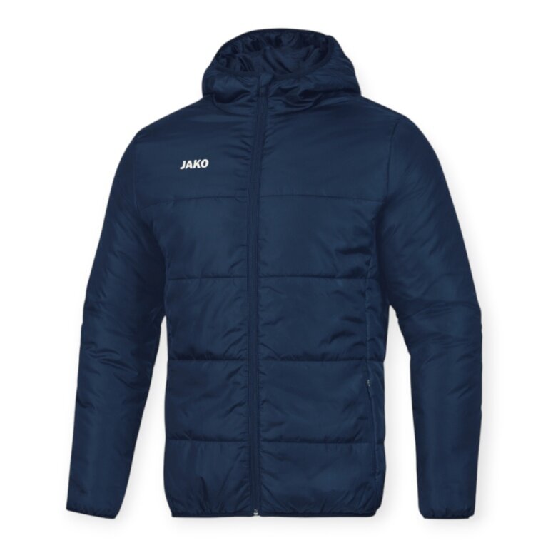 JAKO Basic Padded Jacket (quilted with hood) dark blue men's