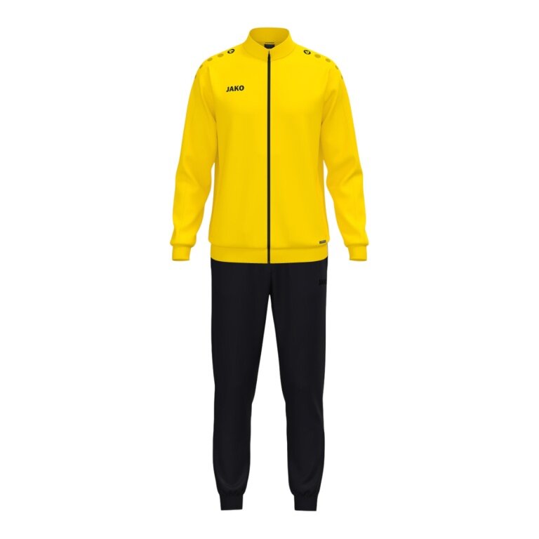 JAKO tracksuit (polyester suit) One - 100% recycled polyester - yellow/black men's