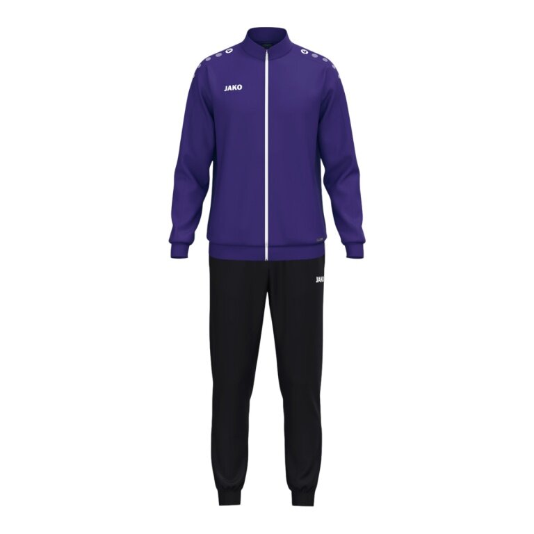 JAKO tracksuit (polyester suit) One - 100% recycled polyester - purple/black boys