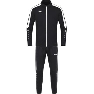 JAKO Training Suit Polyester Power (Jacket and Trousers) Black Men