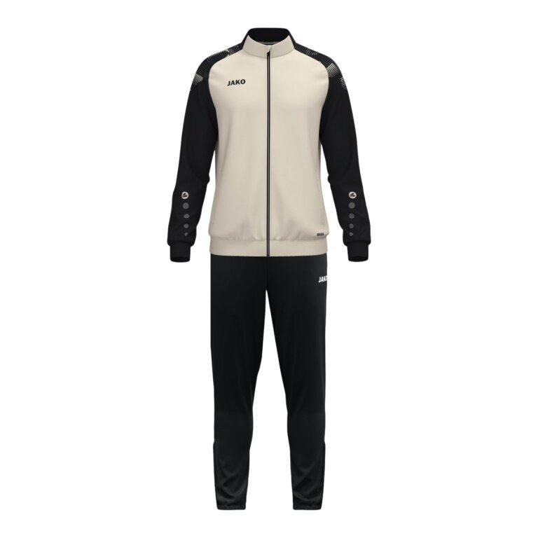 JAKO Tracksuit (Polyester Suit) Sonic - 100% recycled Polyester - beige/black Boys