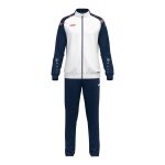 JAKO Tracksuit (Polyester Suit) Sonic - 100% recycled Polyester - white/navy blue/red Boys