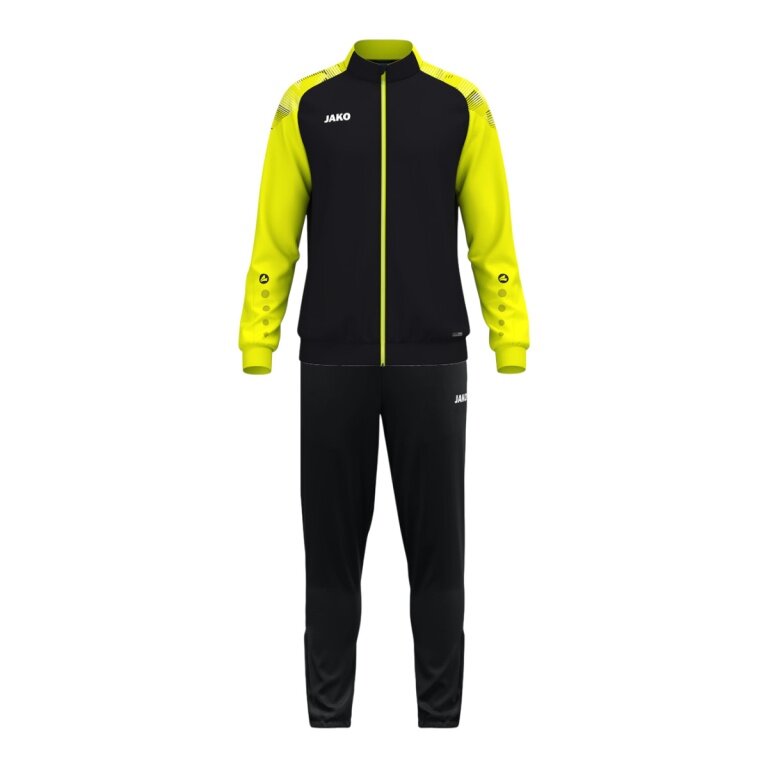 JAKO Tracksuit (Polyester Suit) Sonic - 100% recycled Polyester - black/yellow Boys