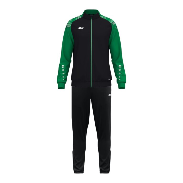 JAKO Tracksuit (Polyester Suit) Sonic - 100% recycled Polyester - black/green Boys