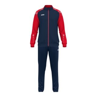 JAKO Tracksuit (Polyester Suit) Sonic - 100% recycled Polyester - navy/red Men's