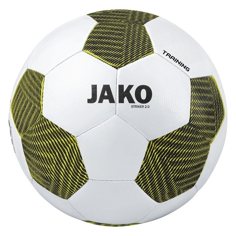 JAKO Training Ball Striker 2.0 (Size 4) white/black/yellow - 1 Ball