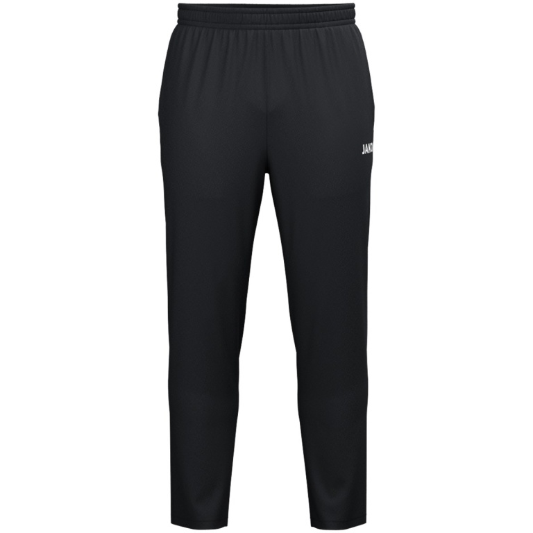 JAKO Training Trousers One Webhose (Side Pockets with Zipper) Long Black Men's