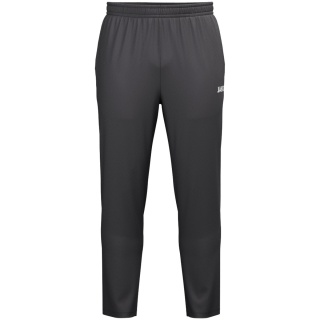JAKO Training Trousers One Webhose (Side Pockets with Zipper) Long Anthracite Grey Men's
