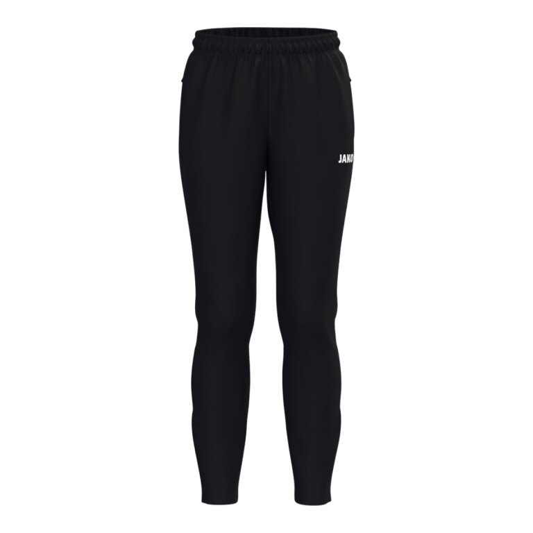JAKO Training Trousers One (Side Pockets with Zip) Long Black Ladies