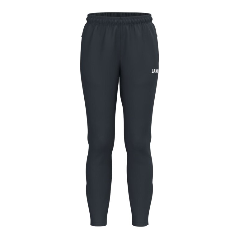 JAKO Training Trousers One (Side Pockets with Zipper) Long Anthracite Grey Ladies
