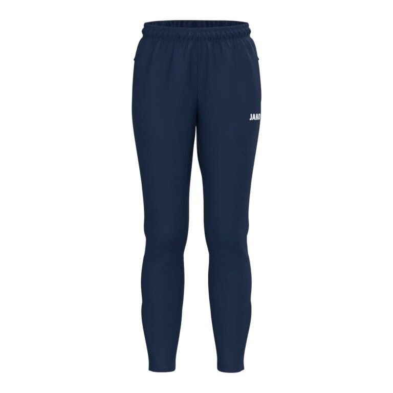 JAKO Training Trousers One (Side Pockets with Zipper) Long Navy Blue Ladies