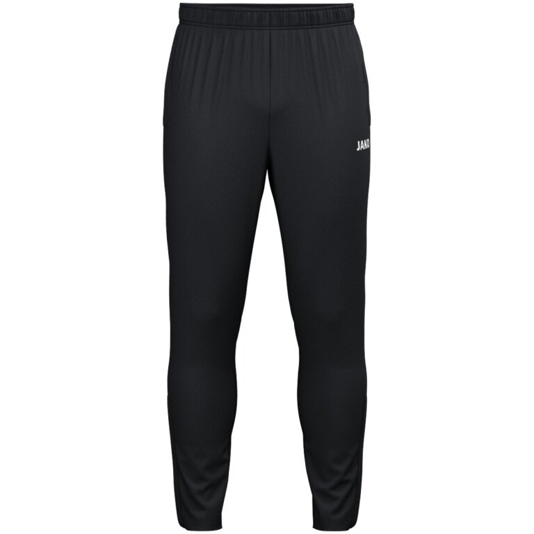 JAKO Training Trousers One (Polyester Terry) Long Black Men's