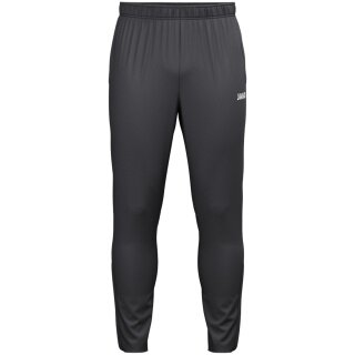 JAKO Training Trousers One (Polyester Terry) Long Anthracite Grey Men's