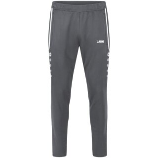 JAKO Training Pants Allround (Polyester-Terry, high wearing comfort) long anthracite grey Kids