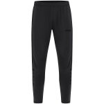 JAKO Training Pants Power (Stretch-Knit-Polyester, Side Pockets with Zip) long black Men