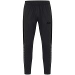 JAKO Training Pants (Polyester Pants) Power (elastic, side pockets with zipper) long black Men