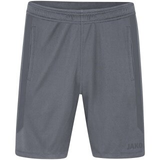 JAKO Short Power Training Trousers (Polyester Interlock, elastic, durable) short anthracite grey children