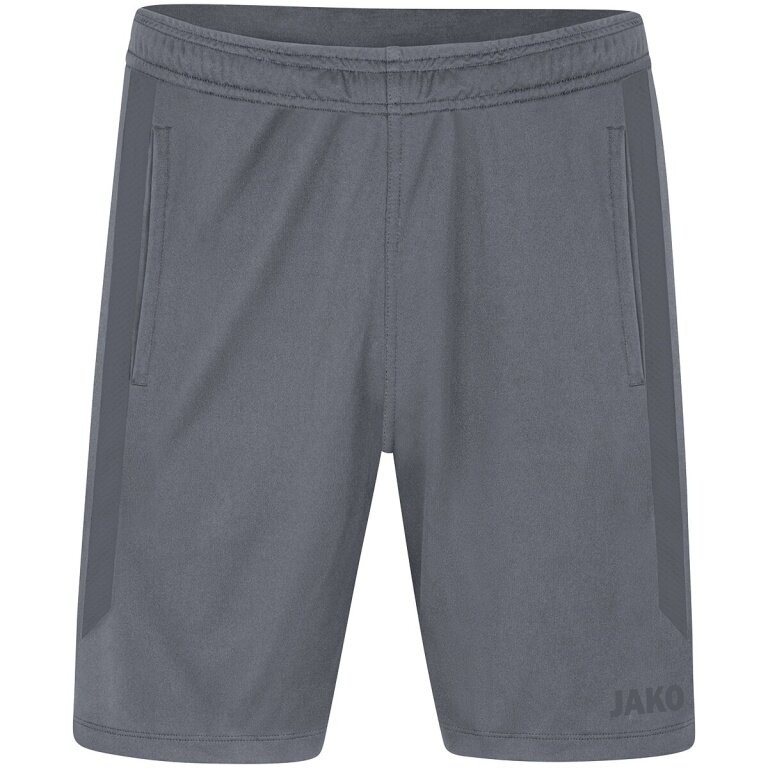 JAKO Short Power Training Trousers (Polyester Interlock, elastic, durable) short anthracite grey children