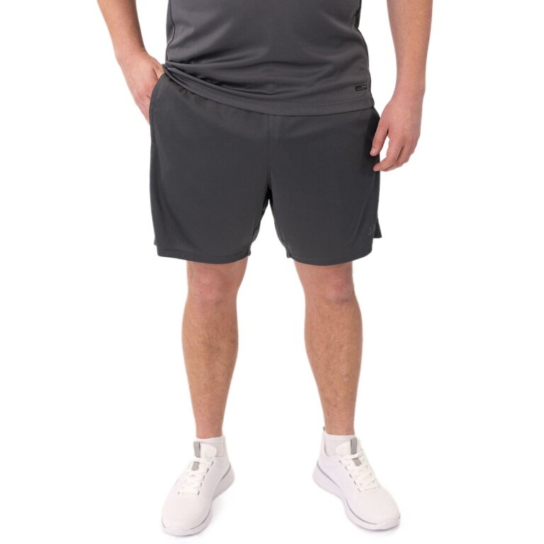 JAKO Training Shorts Power (Polyester Interlock, elastic, durable) short anthracite grey men's