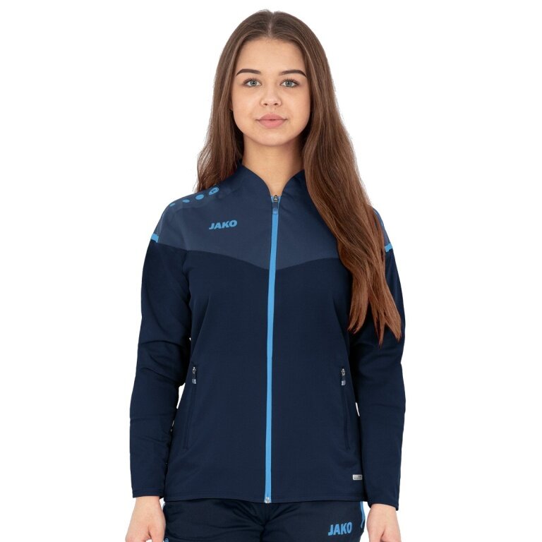 JAKO Training Jacket Champ 2.0 (Presentation) navy blue/light blue Women