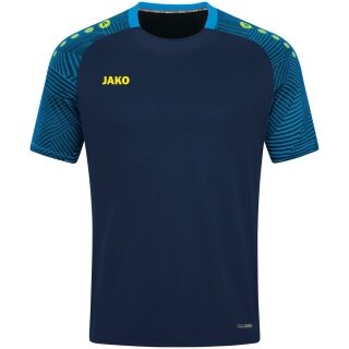 JAKO Sport T-shirt Performance (modern, breathable, quick-drying) navy blue/light blue Kids