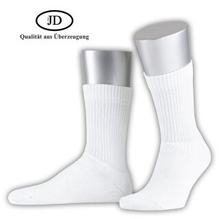 JD Tennis Socks Crew Sport White - 1 Pair