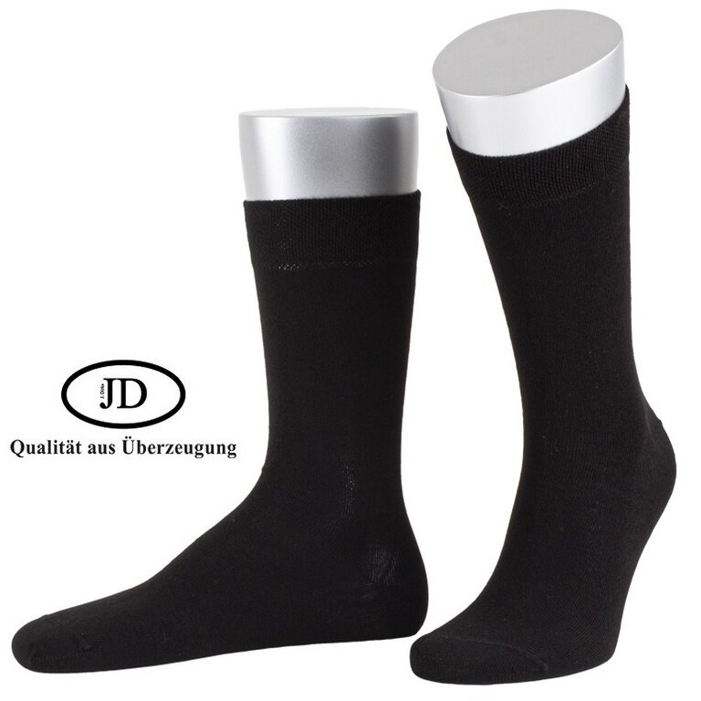 JD Daily Sock Crew Basic Line black - 1 pair