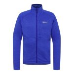 Jack Wolfskin Taiga Full Zip Fleece Jacket (elastic cuffs) blue men's