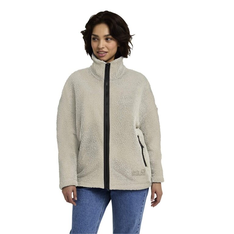 Jack Wolfskin Stone Lite Fleece Jacket (warm, breathable) grey ladies