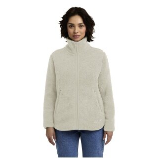Jack Wolfskin High Curl Fleece Jacket (warm, breathable) grey ladies