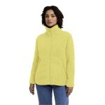 Jack Wolfskin High Curl Fleece Jacket (warm, breathable) yellow ladies