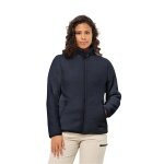 Jack Wolfskin Fleece Jacket High Curl (Sherpa Fleece, warm, breathable) midnight blue ladies
