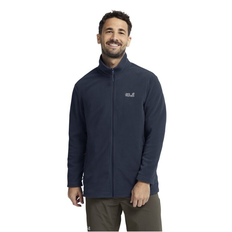 Jack Wolfskin Taunus 100 Full Zip Fleece Jacket (lightweight, breathable) midnight blue men's