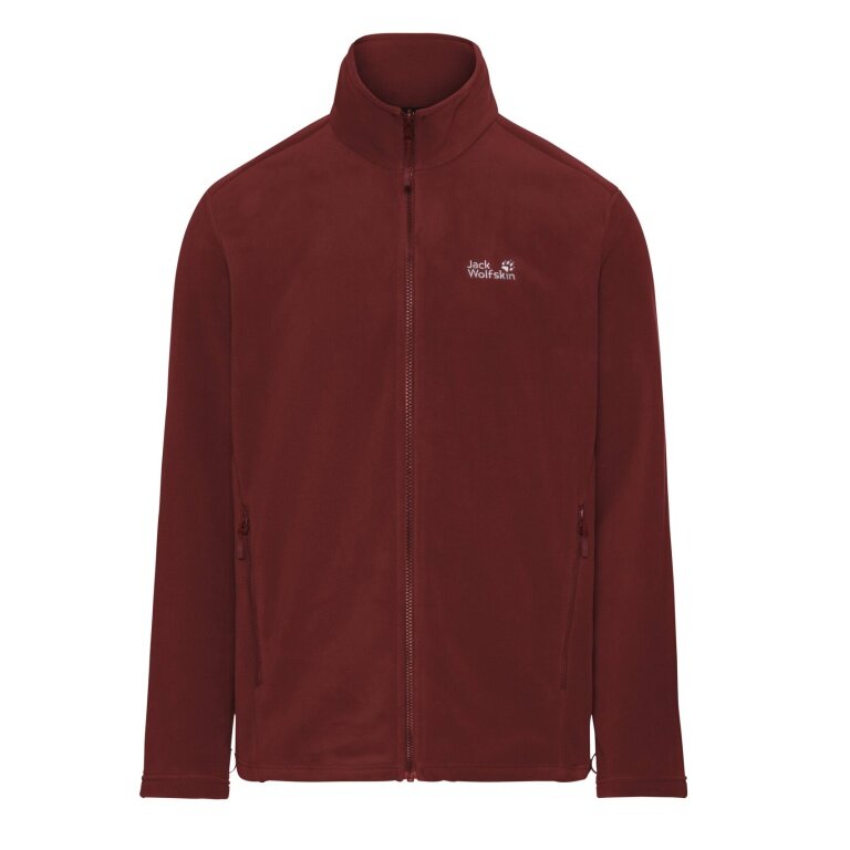 Jack Wolfskin Wild Rebel 200 Full-Zip Fleece Jacket (warm) dark red men's